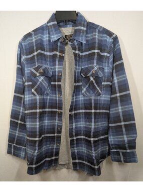 JACHS NY Plaid Flannel Shirt + Grey Thermal Long Sleeve Set Men’s Size L NWOT